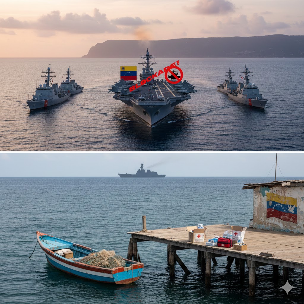 Venezuela Denounces Trump’s Ship Blockade as Warmongering Threats