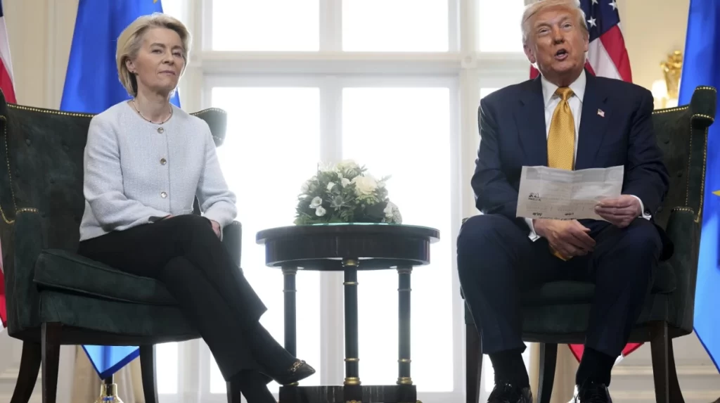 European Parliament urges suspension of EU-US trade agreement, citing Trump