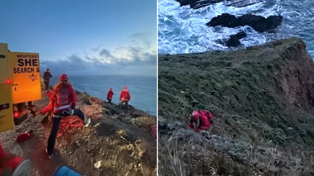 Vehicle plunges 500 feet off Big Sur cliff, 1 person dead in California