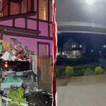 Truck launched 100 feet into air crashes into Oregon home; driver charged