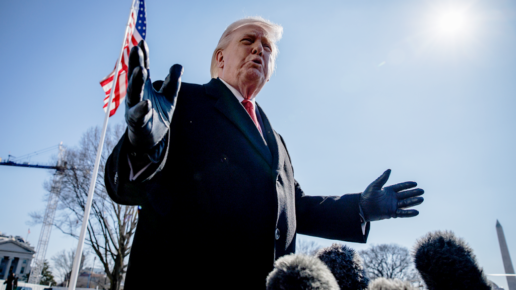 Trump addresses FBI, sheriff’s department partnership in Nancy Guthrie search