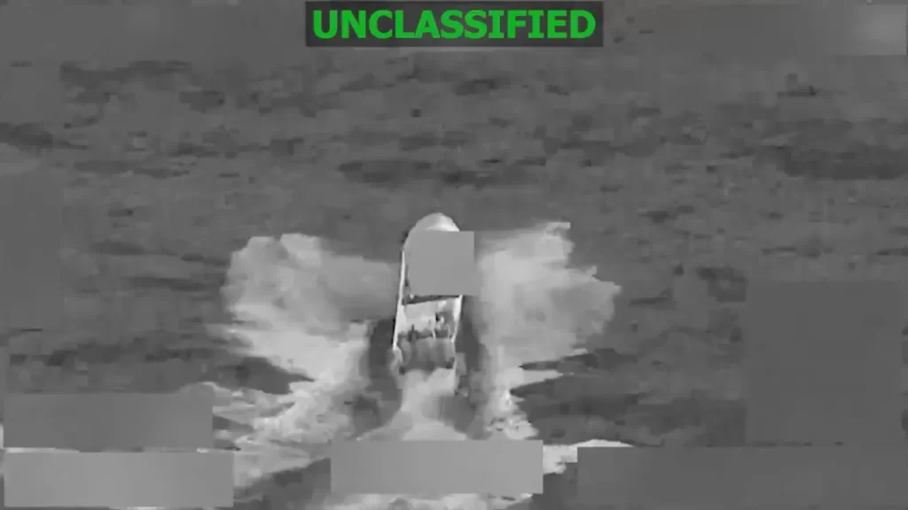 US forces strike kills 2 suspected narco-terrorists in Eastern Pacific