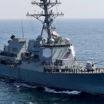 US Navy destroyer, supply ship collide in Caribbean, injuring 2 sailors