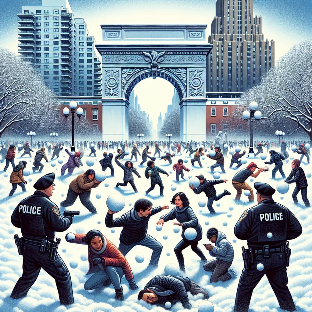Snowball Fight in Washington Square Park Results in Second Arrest