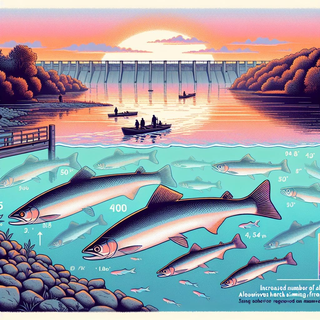 Increased numbers of alewives and blueback herring back in the St. Croix River following dam removal, report indicates.