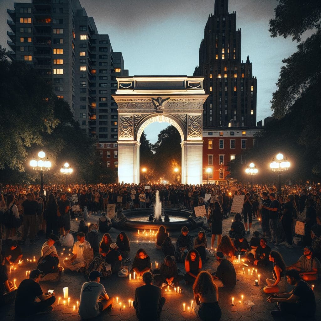 Vigil for Ayatollah Khamenei in Washington Square Park, NYC, Escalates into Violence