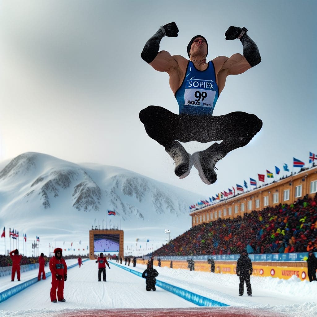 Chris Stipdonk of Team N.W.T. Shatters 38-Year-Old Arctic Winter Games Knuckle Hop Record