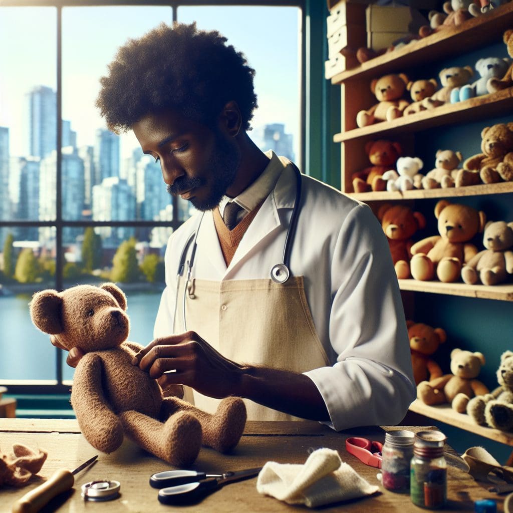 The Tales Behind These Bears: Vancouver ‘Teddy Bear Doctor’ Revives Worn Stuffed Animals