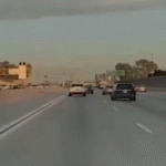 Runaway boat flies across California highway missing cars in Bellflower