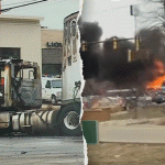 Four Michigan police officers injured while rescuing 5 people from fiery crash