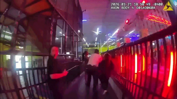 Body cam shows teens in ‘takeover’ chaos at Florida trampoline park