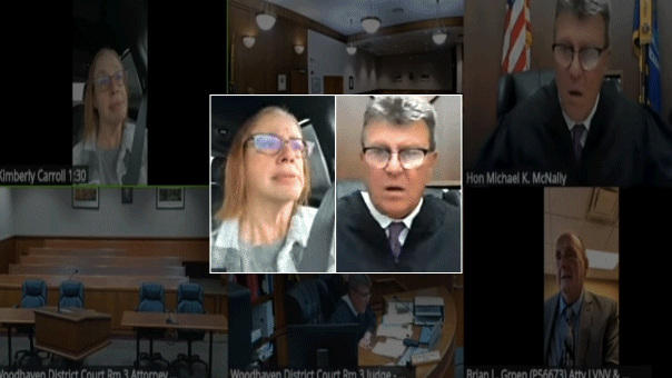 Michigan judge confronts woman over alleged driving during Zoom hearing