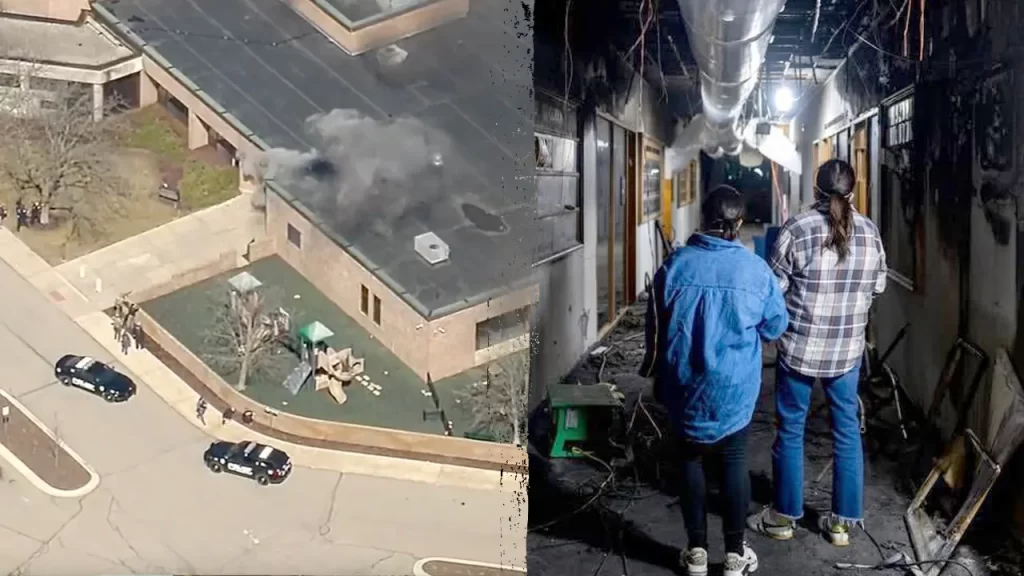 New photos reveal extensive fire damage inside Temple Israel after attack