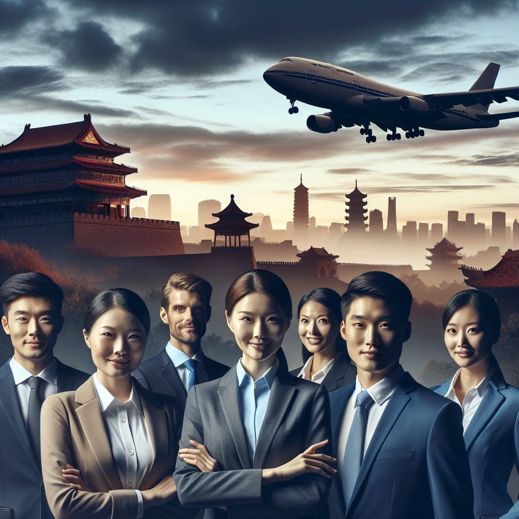 Leading Canadian bankers accompany finance minister on trade mission to China.