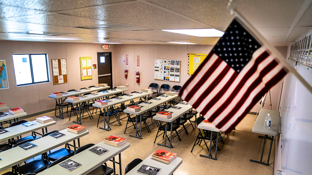 Nude pictures popped up on screen at school as district launches probe