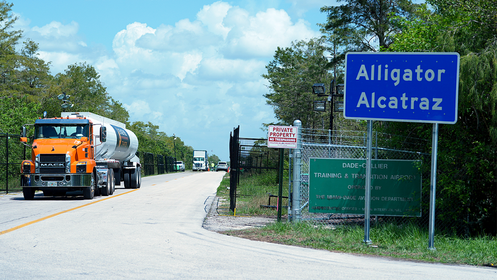 Guards at ‘Alligator Alcatraz’ severely beat migrant detainees, lawyer claims