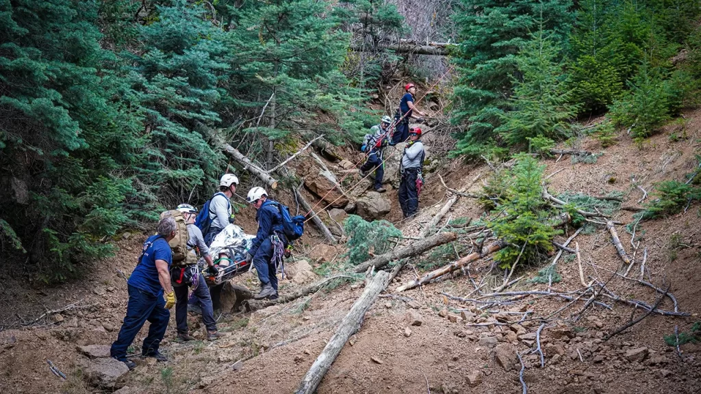 Colorado Springs climber rescued after 30-foot fall in 3-hour operation