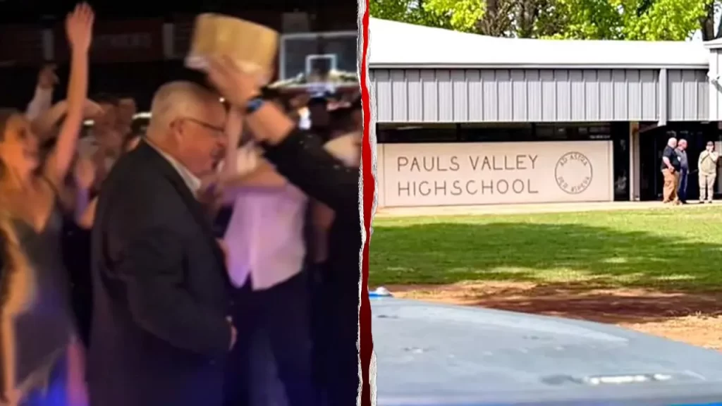 Oklahoma principal who tackled alleged gunman crowned prom king by students