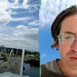 Blockade continues as man perched atop DC bridge protests Iran war and AI