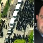 Officers honor Chicago cop allegedly killed by man on pretrial release