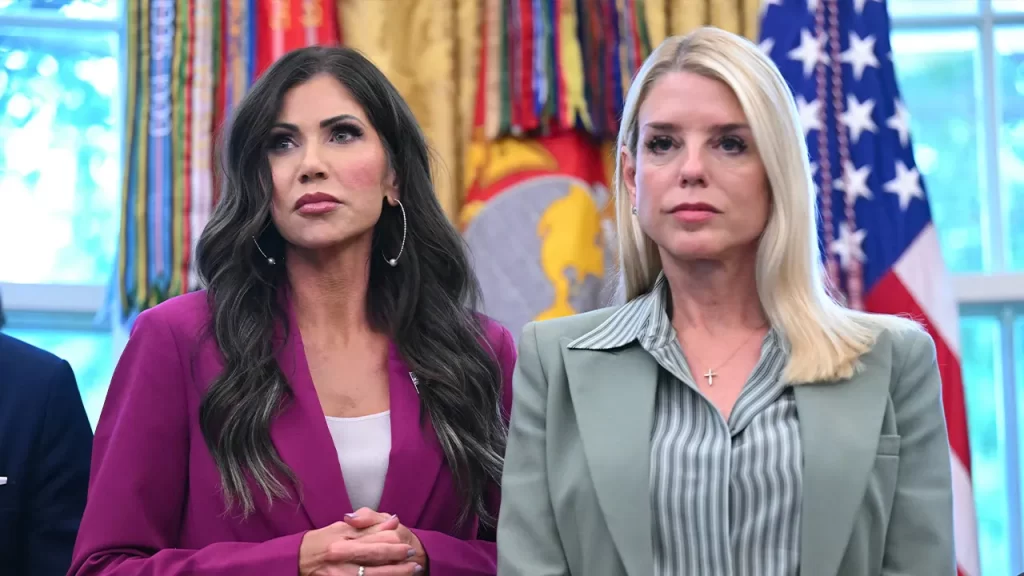 Man charged after allegedly posting death threats against Kristi Noem, Pam Bondi