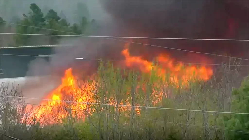 Searsmont, Maine lumber mill fire prompts response from Gov. Janet Mills