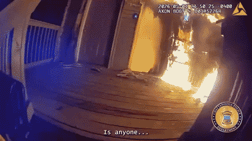 Chattanooga officer rescues mother and 2 kids from burning home