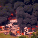 Sigma Renew 360 fire sends black smoke over Henry County, Tennessee