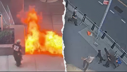 26 Federal Plaza arson suspect fired fireworks and dumped gasoline