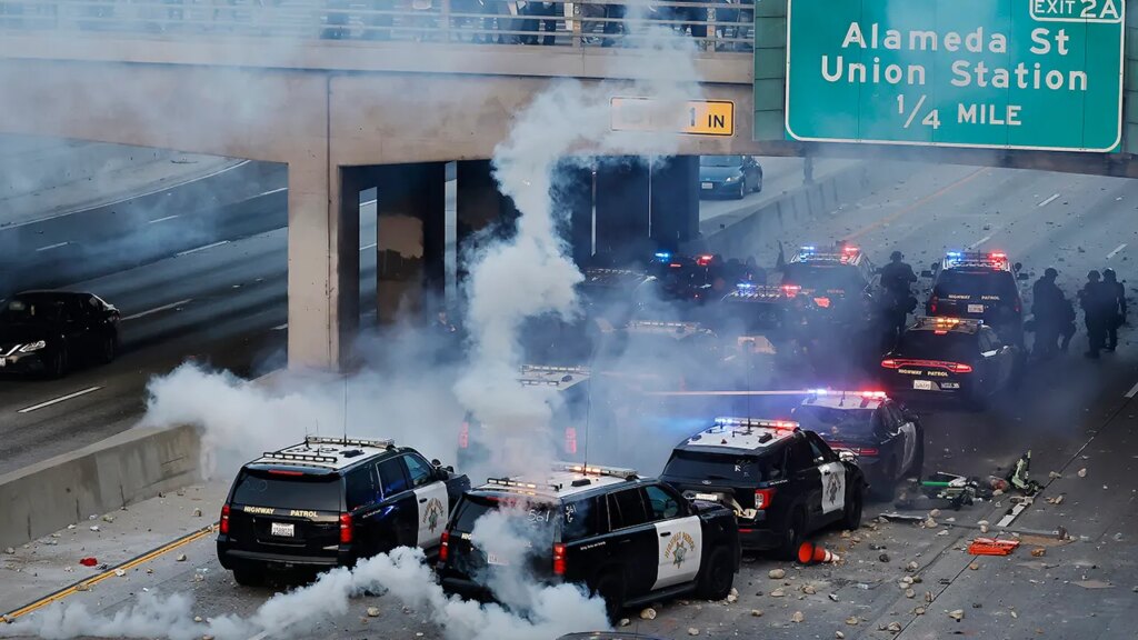 LA anti-ICE rioter gets federal prison for attacking CHP officers